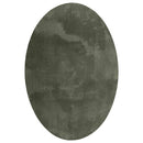 Områdetæpper Oval HUARTE Skovgrøn 140 x 200 cm 100% polyester