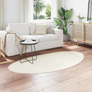 Områdetæpper HUARTE Creme 80 x 150 cm Polyester