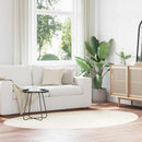 Områdetæpper HUARTE Creme 140 x 200 cm Polyester