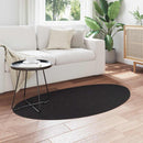 Tæppe HUARTE Sort 80 x 150 cm Polyester