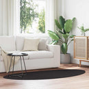 Tæppe HUARTE Sort 100 x 200 cm Polyester