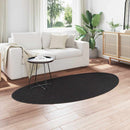 Tæppe HUARTE Sort 100 x 200 cm Polyester