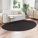 Tæppe HUARTE Sort 160 x 230 cm Polyester