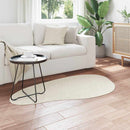 Områdetæpper HUARTE Creme 80 x 150 cm Polyester