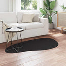 Tæppe HUARTE Sort 80 x 150 cm Polyester