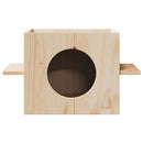 kattehus 51x35x30 cm massivt fyrretræ
