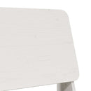 havestol 60x64x70,5 cm massivt fyrretræ hvid