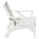 Adirondack-havestol 75x77x77 cm massivt fyrretræ hvid