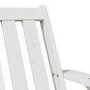 Adirondack-havestol 75x77x77 cm massivt fyrretræ hvid