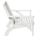 Adirondack-havestole 2 stk. 75x77x77 cm massivt fyrretræ hvid