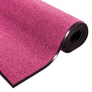 Dørmåtte Pink og Sort 120 x 250 cm 100% polyamid