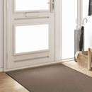 Dørmåtte Beige og sort 120 x 300 cm 100% polyamid