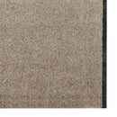 Dørmåtte Beige og sort 120 x 350 cm 100% polyamid