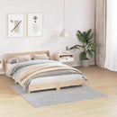 Anti-slip Shaggy tæppe Grå 160 x 160 cm PP