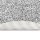 Anti-slip Shaggy tæppe Grå 160 x 160 cm PP