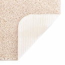 Anti-slip Shaggy tæppe Creme 120 x 120 cm PP