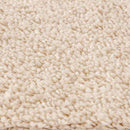 Anti-slip Shaggy tæppe Creme 120 x 120 cm PP