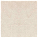 Anti-slip Shaggy tæppe Creme 120 x 120 cm PP