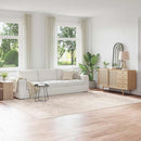 Anti-slip Shaggy tæppe Creme 240 x 340 cm PP