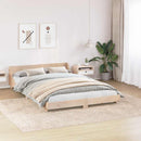Anti-slip Shaggy tæppe Creme 240 x 340 cm PP