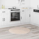 Anti-slip Shaggy tæppe Creme 90 x 90 cm PP