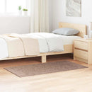 Anti-slip Shaggy tæppe Brun 80 x 150 cm PP