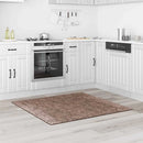 Anti-slip Shaggy tæppe Brun 120 x 120 cm PP
