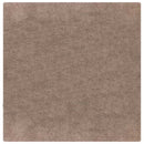 Anti-slip Shaggy tæppe Brun 120 x 120 cm PP
