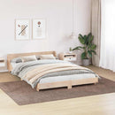 Anti-slip Shaggy tæppe Brun 200 x 290 cm PP