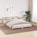 Anti-slip Shaggy tæppe Brun 240 x 340 cm PP