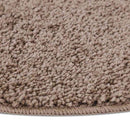 Anti-slip Shaggy tæppe Brun 160 x 160 cm PP