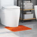 Skridsikker badeværelsesmåtte med toiletudskæring Orange