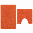 Anti-skid badevægs måttesæt 2 pcs Orange PP