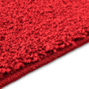 Anti-skid badevægs måttesæt 3 stk. Rød 50 x 80 cm PP