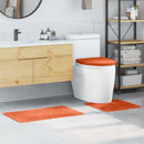 Anti-skid badevægs måttesæt 3 pcs Orange PP