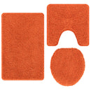 Anti-skid badevægs måttesæt 3 pcs Orange PP