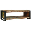 Sofabord Flerfarvet 120 x 50 x 38 cm Solid genbrugs træ