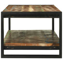 Sofabord Flerfarvet 120 x 50 x 38 cm Solid genbrugs træ