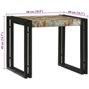 Sofabord 2 pcs Flerfarvet 48 x 40 x 40 cm Solid genbrugs træ
