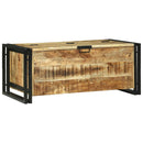 Sofabord med skuffe Brun 90 x 50 x 38 cm Massivt mangotræ