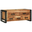 Sofabord med skuffe Brun 90 x 50 x 38 cm Massivt Akacietræ