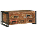 Sofabord Flerfarvet 90 x 50 x 38 cm Solid genbrugs træ