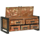 Sofabord Flerfarvet 90 x 50 x 38 cm Solid genbrugs træ