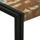 Konsolbord Flerfarvet 120 x 33 x 75 cm Solid genbrugs træ