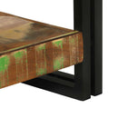 Konsolbord Flerfarvet 120 x 33 x 75 cm Solid genbrugs træ