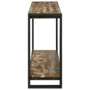 Konsolbord Flerfarvet 120 x 33 x 75 cm Solid genbrugs træ