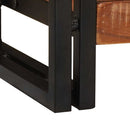 Konsolbord Flerfarvet 90 x 33 x 75 cm Solid genbrugs træ