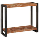 Konsolbord Flerfarvet 90 x 33 x 75 cm Solid genbrugs træ