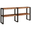 Konsolbord Flerfarvet 160 x 33 x 75 cm Solid genbrugs træ