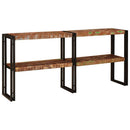 Konsolbord Flerfarvet 160 x 33 x 75 cm Solid genbrugs træ